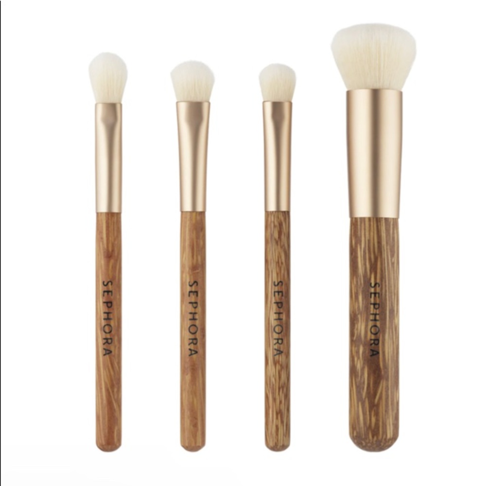 New 💕 SEPHORA Coconut Mini Brush Set - 4 Pc.